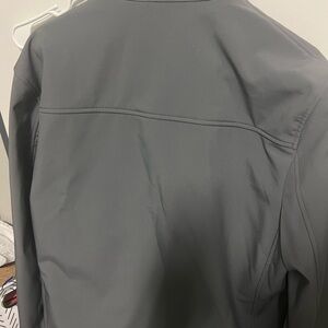 Calvin Klein Gray Lightweight Jacket with Seam Design